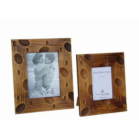 Sunshine Trading ST-31-5 Handmade Wood Photo Frame - 3.5 X 5 Inch